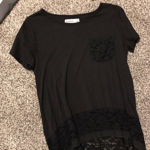 black abercrombie top size: kids large